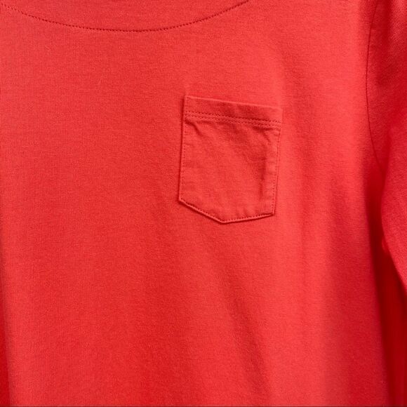 Talbots Peach Round Neck Top Size Medium - Picture 6 of 6